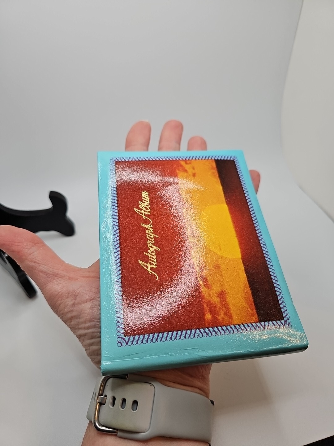 Vintage 70s 80s Address Book Sunset Hong Kong Unused
