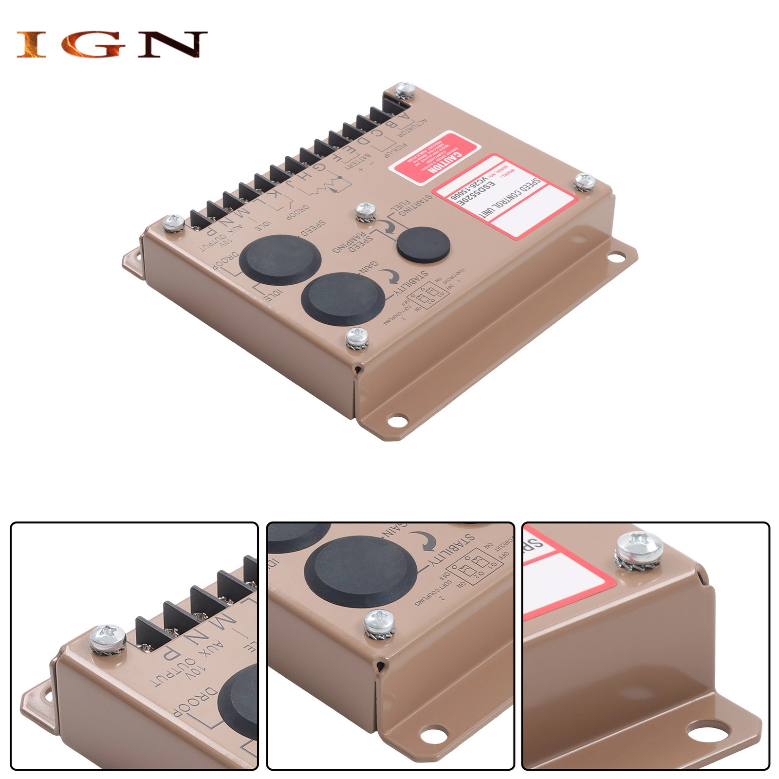 ESD5520E Adjustable Speed Controller for Generator Engine Governor
