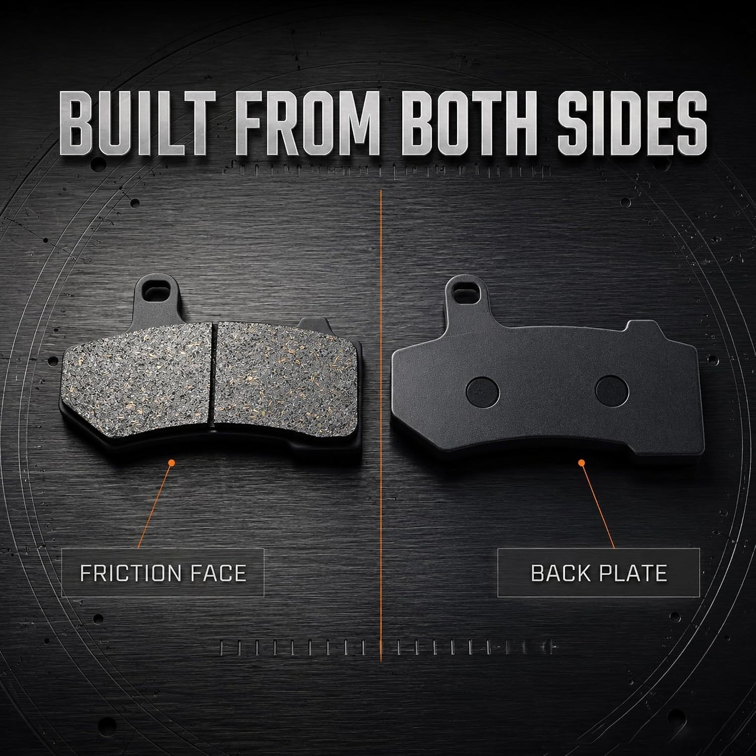 Front & Rear Brake pads replacement for Road Glide 2008-2021/Street Ceramic