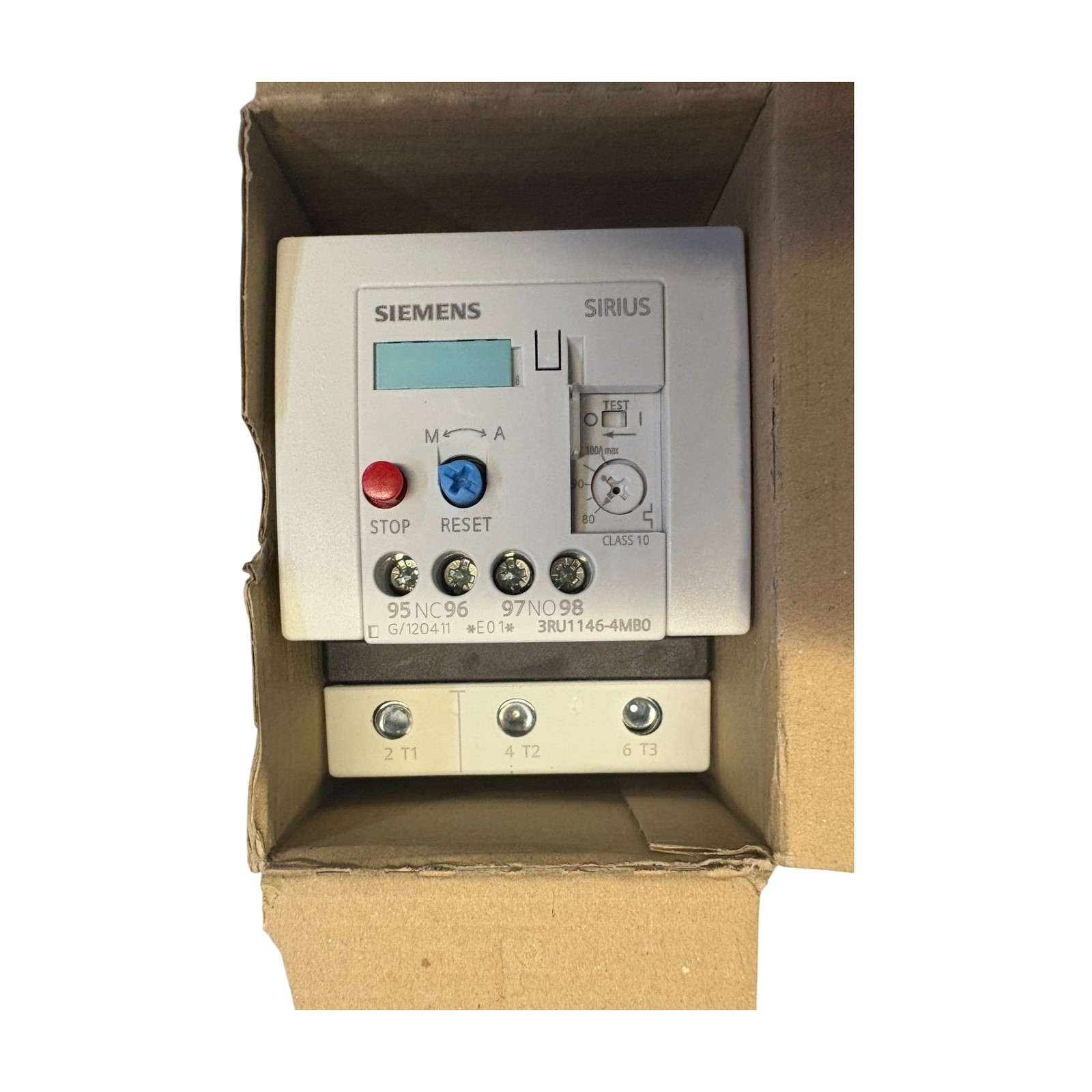 Siemens 3RU1146-4MB0 80-100A Thermal Overload Relay SIRIUS Class 10