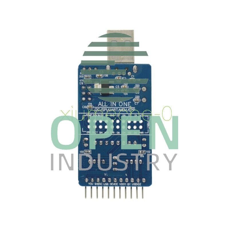 ALL IN 1 Multifunctional USB to SPI/I2C/IIC/UART/TTL/ISP serial Adapter