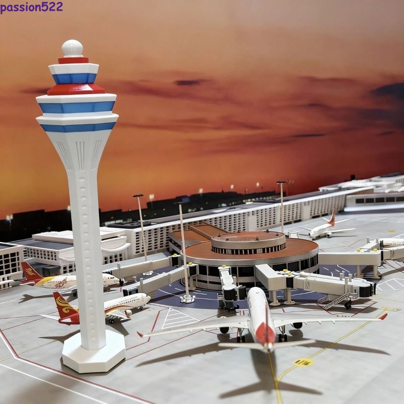 1/400 Beijing Capital International Airport Tower Air Traffic Control Scene