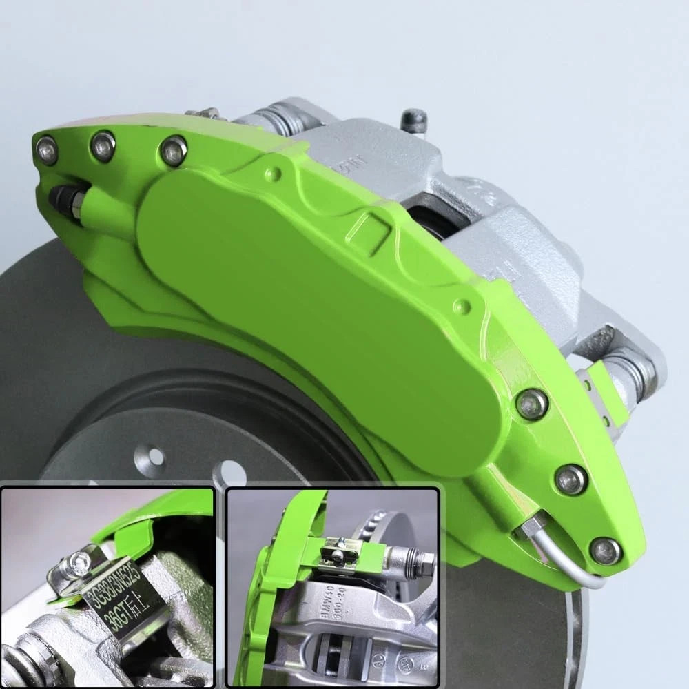 Green Aluminum Brake Caliper Covers for Toyota Tundra 2022-2026 Front and Rear