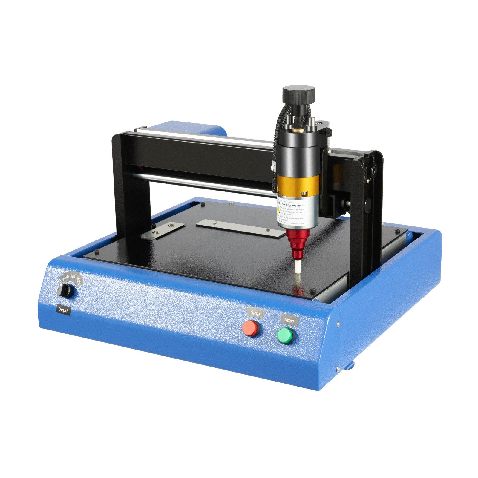 110V Electric Metal Marking Machine Dot Peen 200x150mm for Number Letter Label