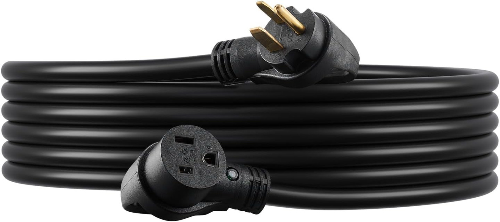 50 Amp Generator Extension Cord 50 Feet, 250V 12500W Heavy Duty Power Cable, NEM
