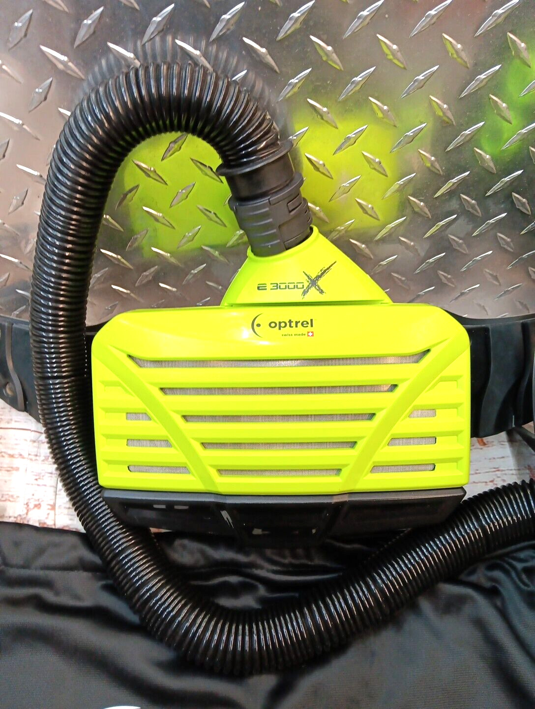Optrel E3000x High Effic. Powered Air Purifying Respirator PAPR up to 18 hr batt