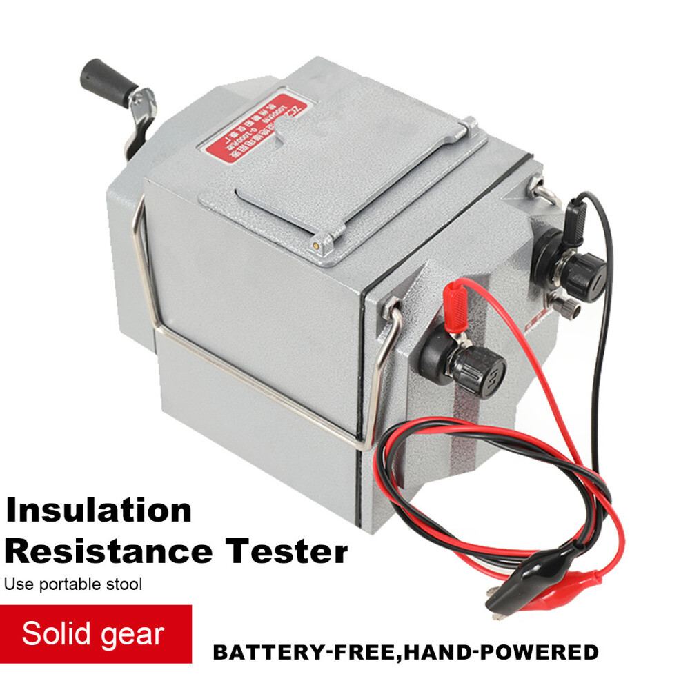 1000MΩ Megger Meter Insulation Resistance Tester Meter Megohmmeter Set 1000V