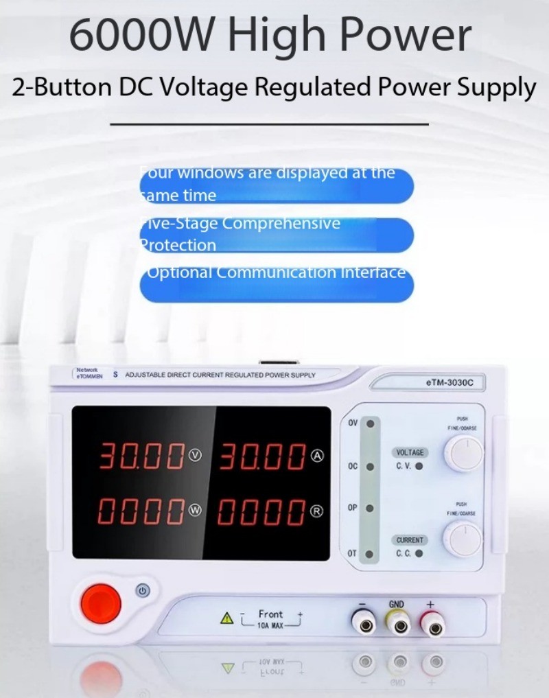 Adjustable DC Voltage Stabilizing Power Supply, High-power Power Supply