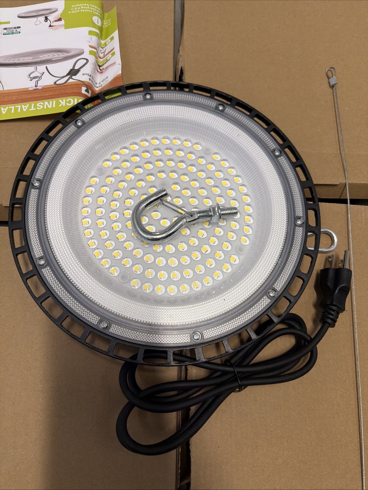 4Pcs 300W UFO Led High Bay Light Commercial Industrial Warehouse Factory Light