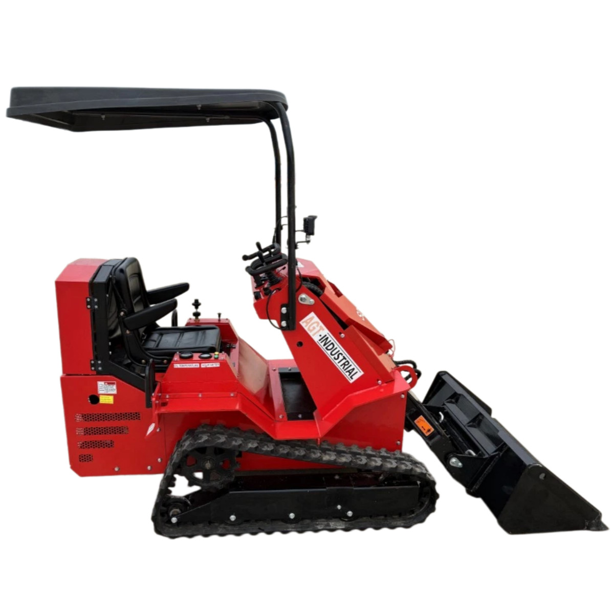 Agrotk 0.8Ton Mini Skid Steer Loader RATO Gasoline EPA Engine Ride-on Tracked