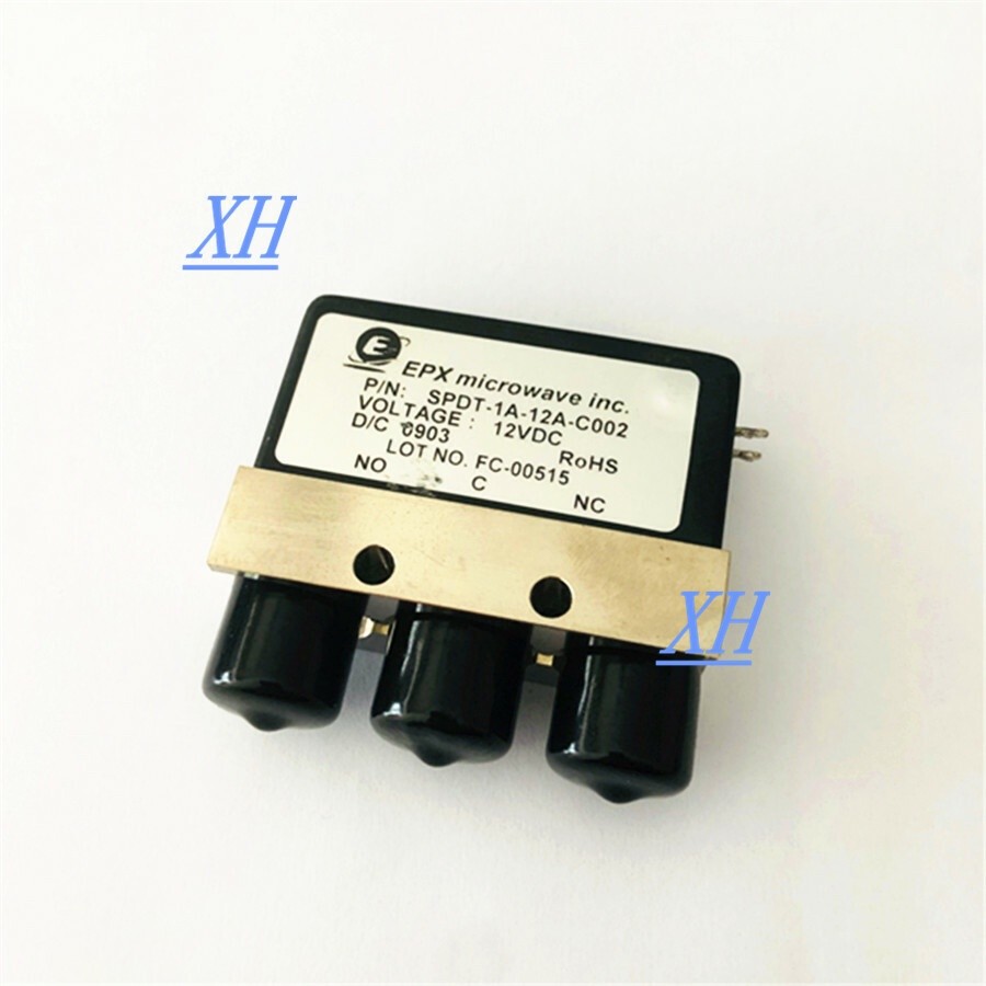 EPX SPDT-1A-12A-C002 RF coaxial switch 0.5dB 60dB 12.4GHz 12V 80W New #zc