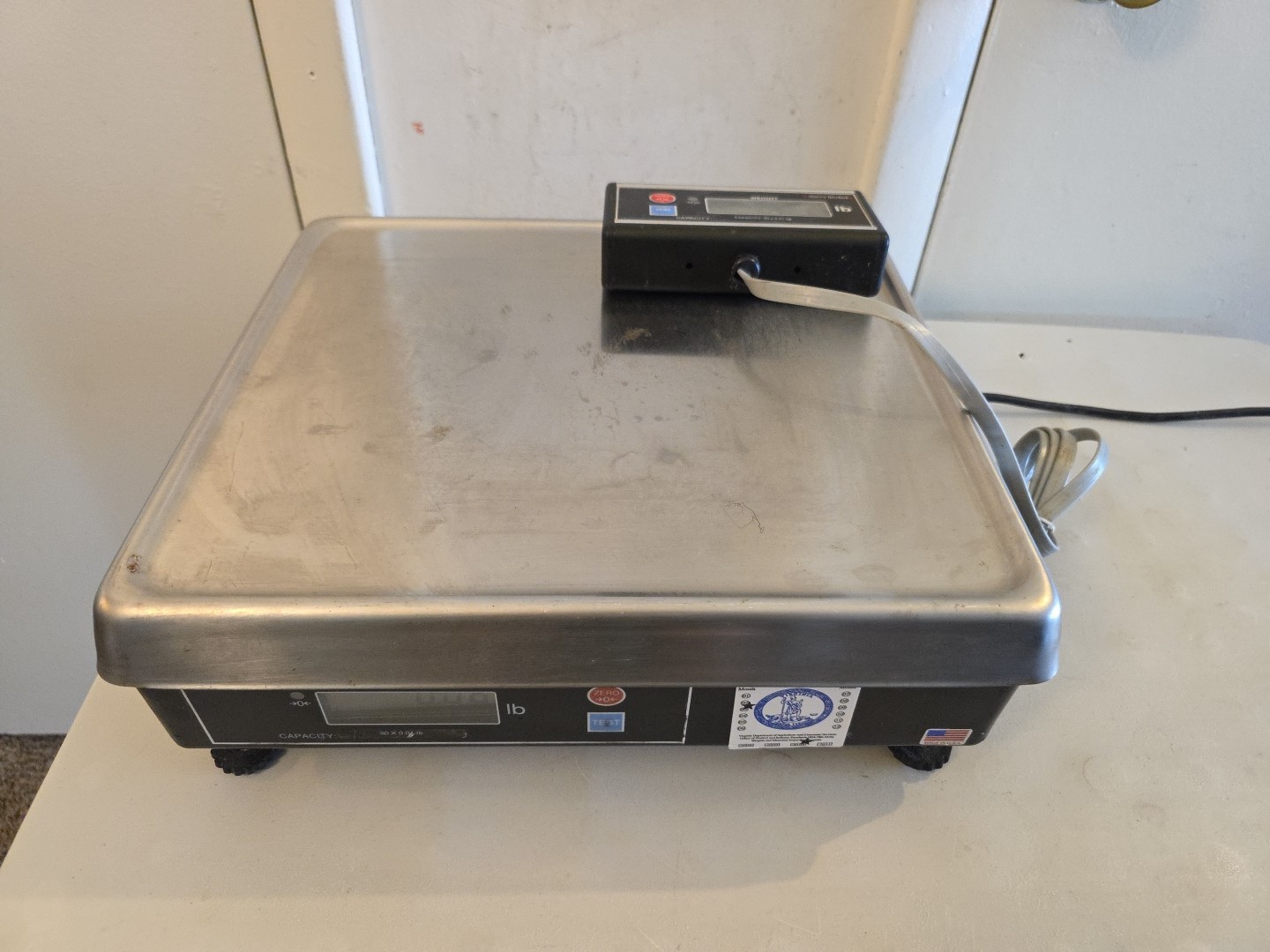 Weigh-Tronix 6710-15 15 Kg 30 Lbs Bench Computer Scale Avery Berkey & Display