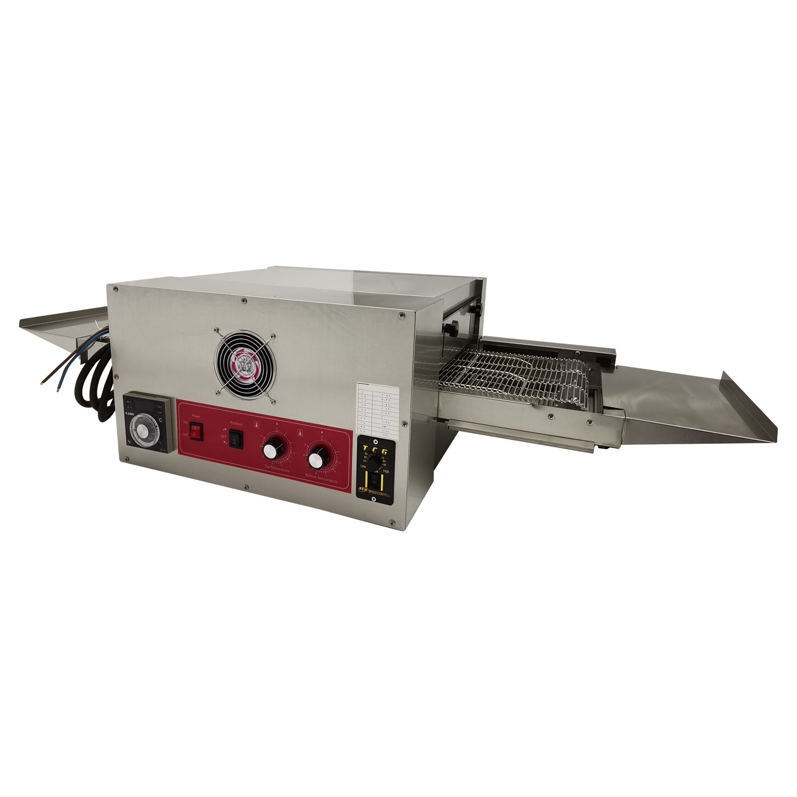 220V 1PH Commercial Electric Chain-type Pizza Oven Continuous Operation Oven