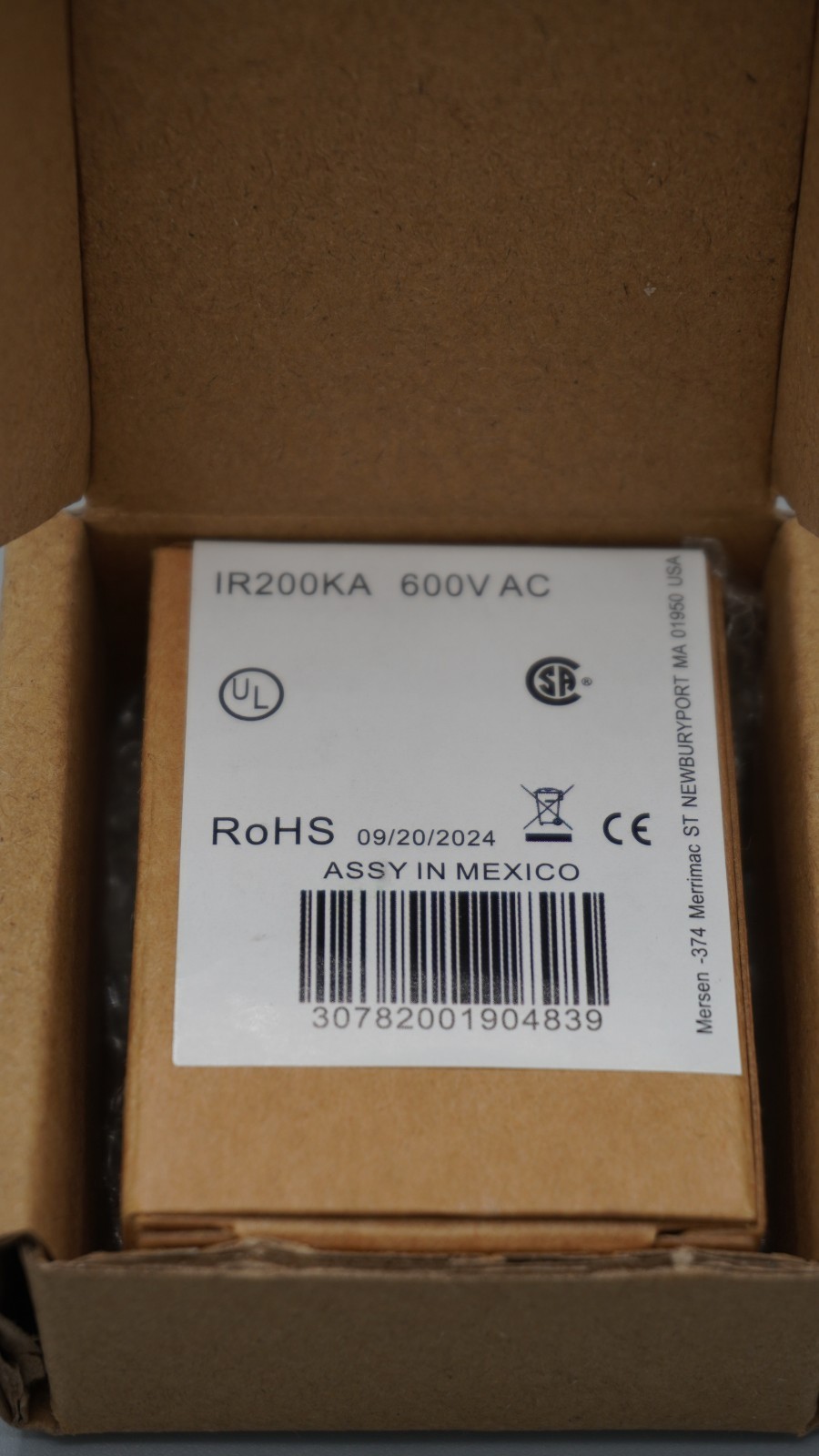 Pack of 10 Mersen ATMR2 2A 600Vac Fuse