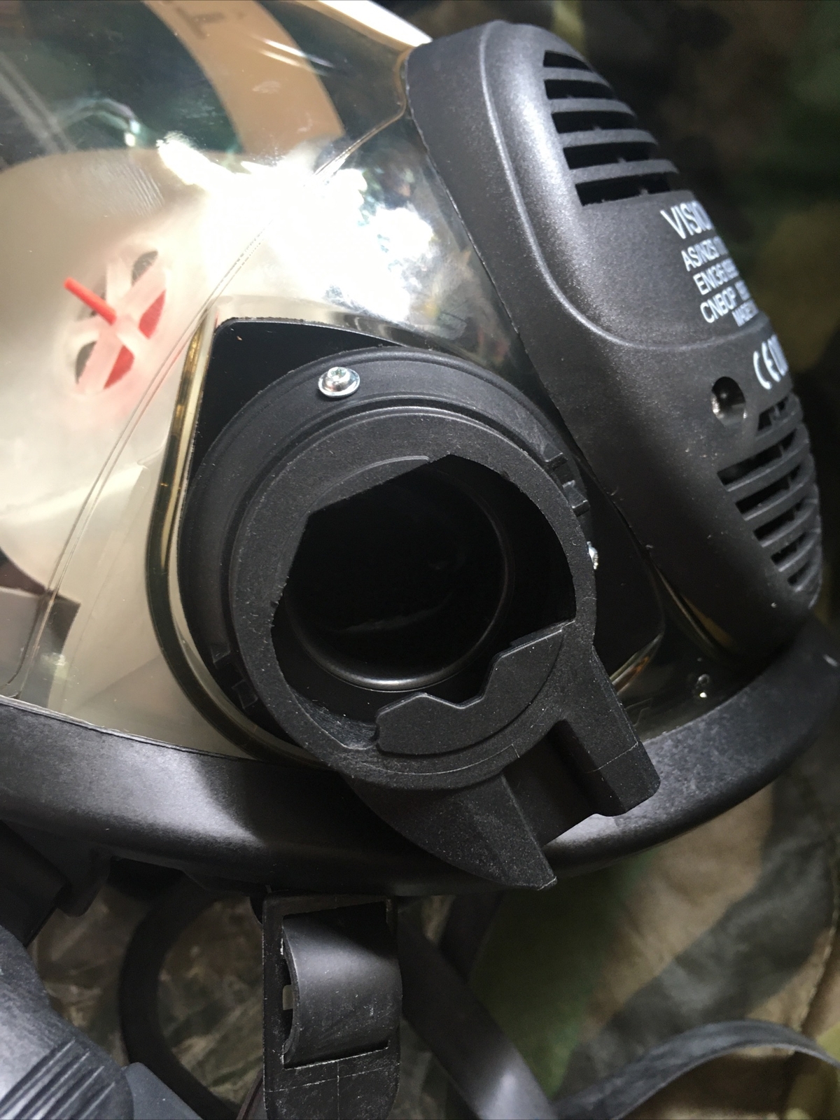Scott Safety Vision 3 LQF Panoramic Gas Mask Respirator Size M/L EN136 CLASS 3