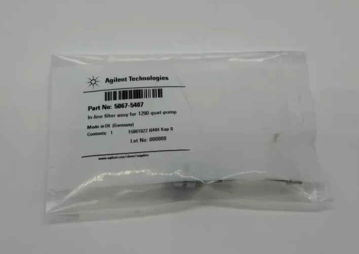 Agilent Inline Filter Assembly 2 mm ID 0.3 µm 5067-5407 — NEW