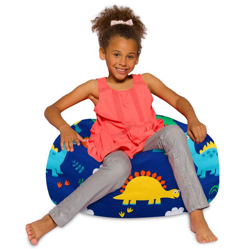 Posh Creations Bean Bag Chair For Kids Teens And Adults Includes Removable And