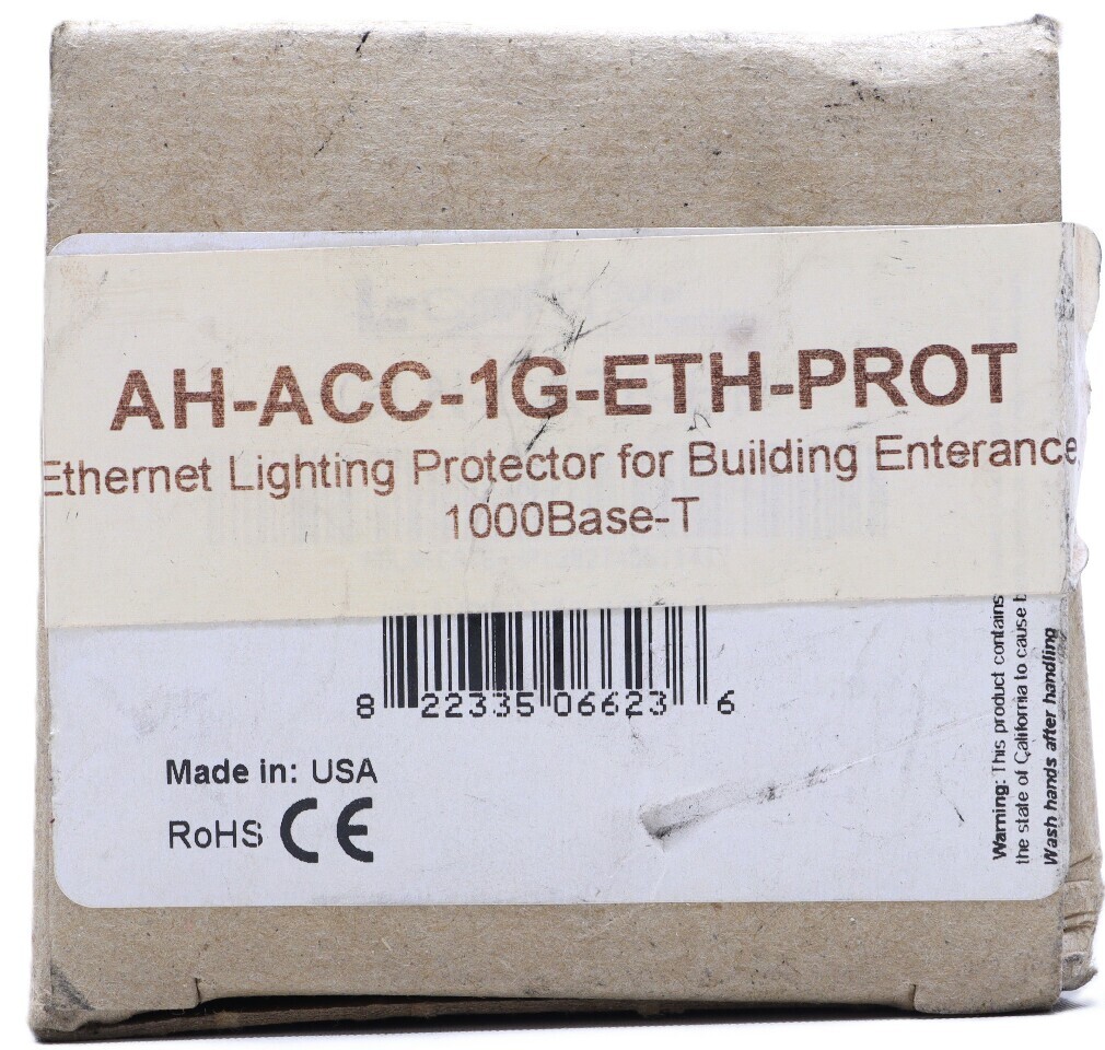 NEW L-Com HGLN-CAT6-HP ETHERNET LIGHTNING PROTECTOR FOR BUILDING ENTRANCE