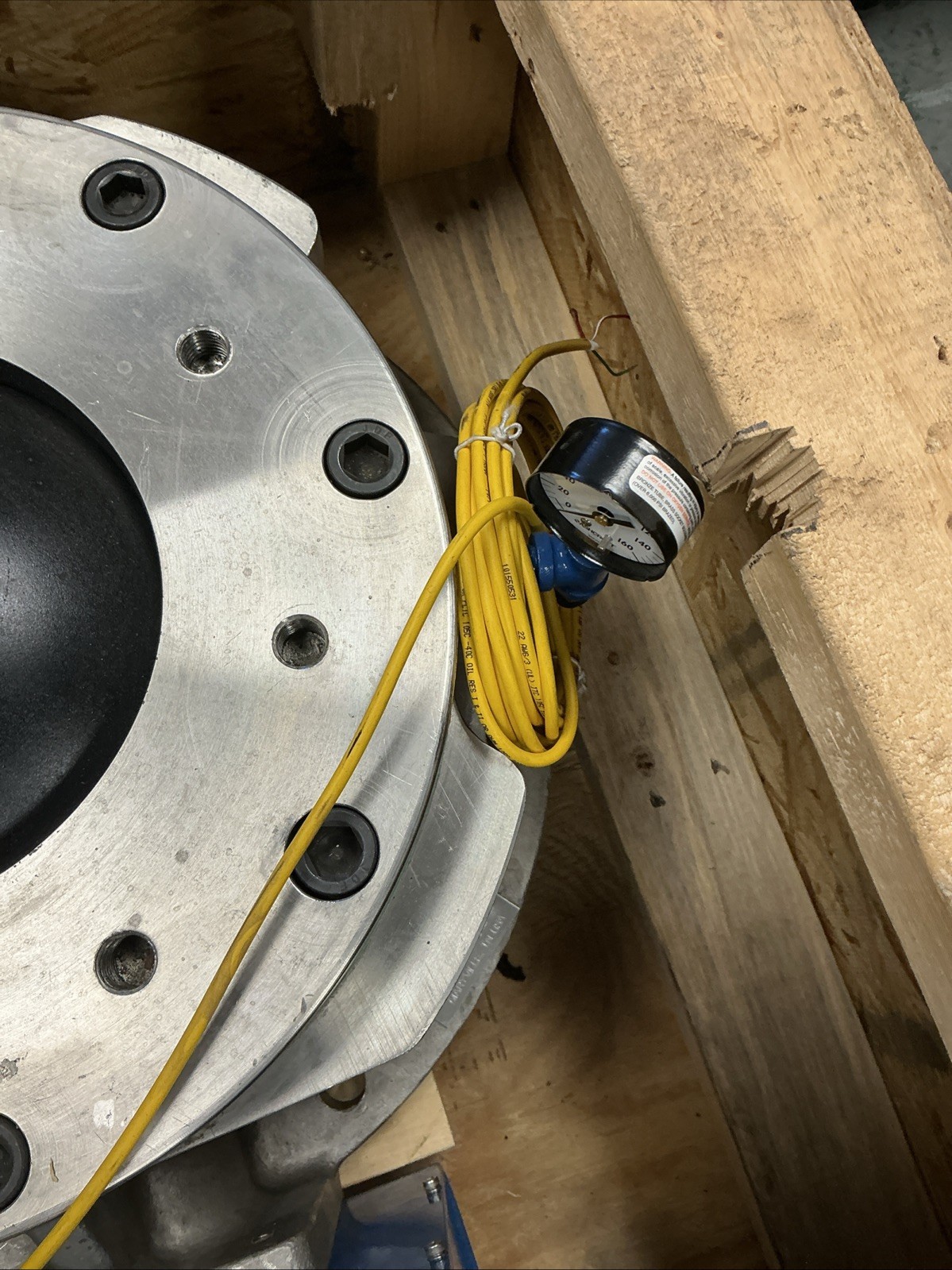 Macawber 10in Pneumatic Dome Valve w/ Mecair ACT500R Actuator ANSI 150 W-400S