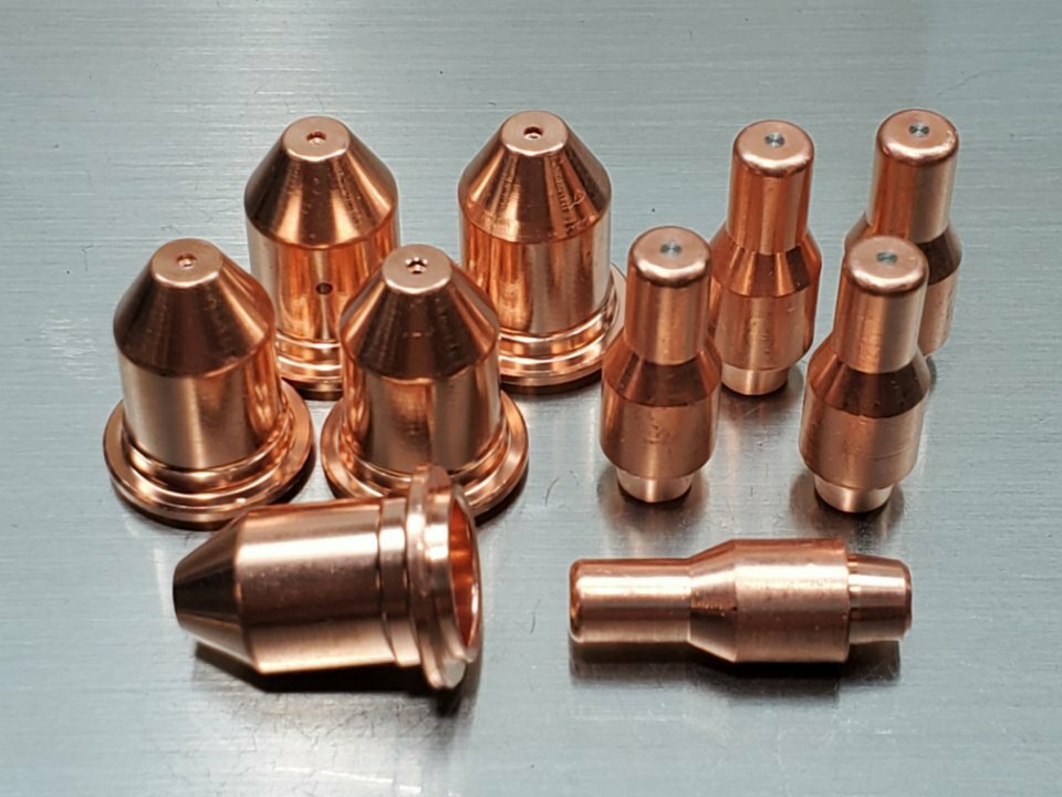 Harbor Freight Titanium Plasma 45 Plasma Cutter Tips Electrodes End Cap Standoff