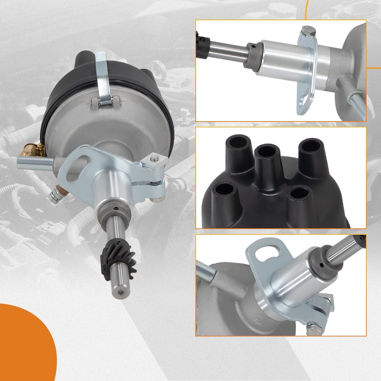 Side Mounted Ignition Distributor for Ford Tractor 2N 8N 9N 8N12127B