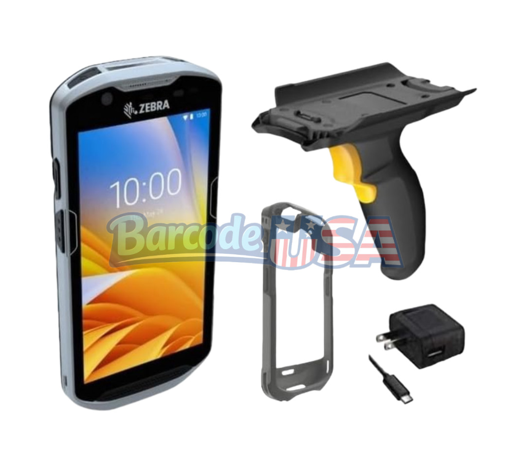 Zebra TC57 Wireless Android Barcode Scanner 2D/1D/QR, Unlocked, Pistol Grip KIT!