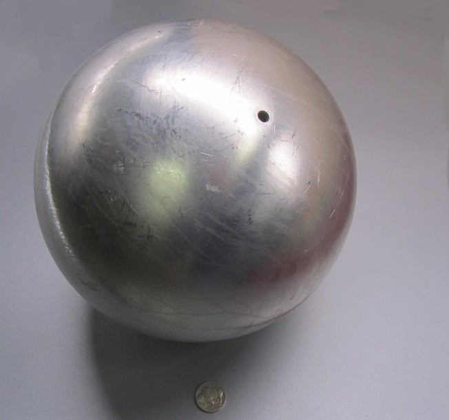 3003 Aluminum Hollow Sphere / Balls 8.00″ Diameter, 1 Pieces
