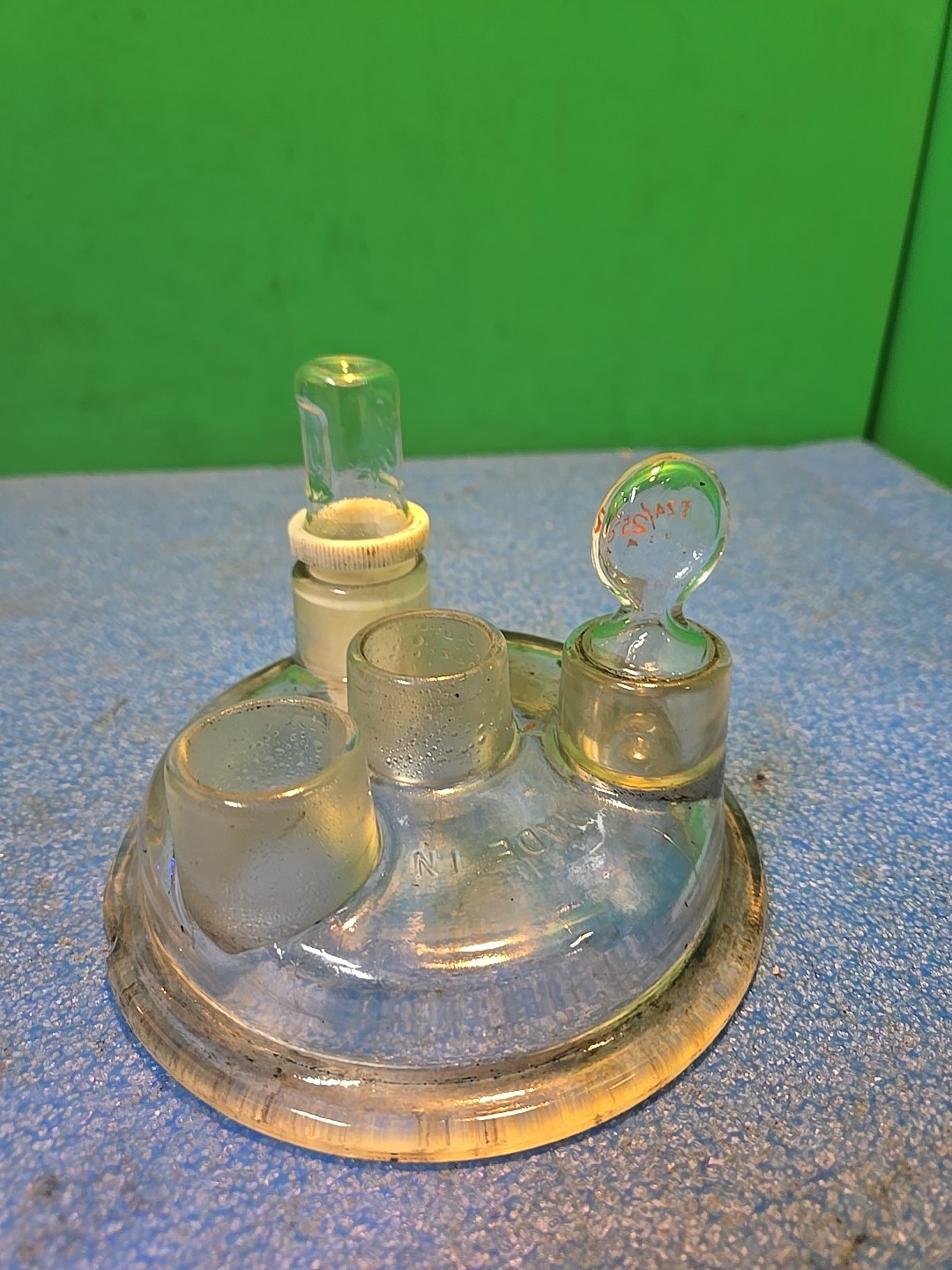 PYREX Glass 4-Neck Cover for 500mL to 1L Reaction Kettle 24/40 Outer 6947 B CHIP