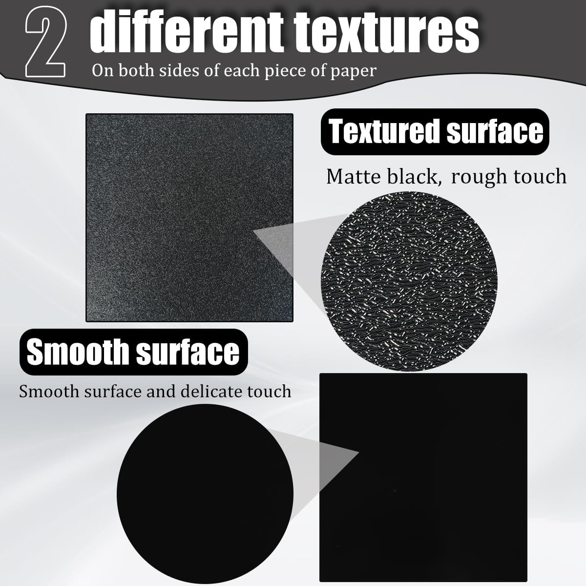 Pack of 2 ABS Plastic Sheet, Black Plastic Sheet 8″ x 12″ x 1/8″ Thick (3mm)