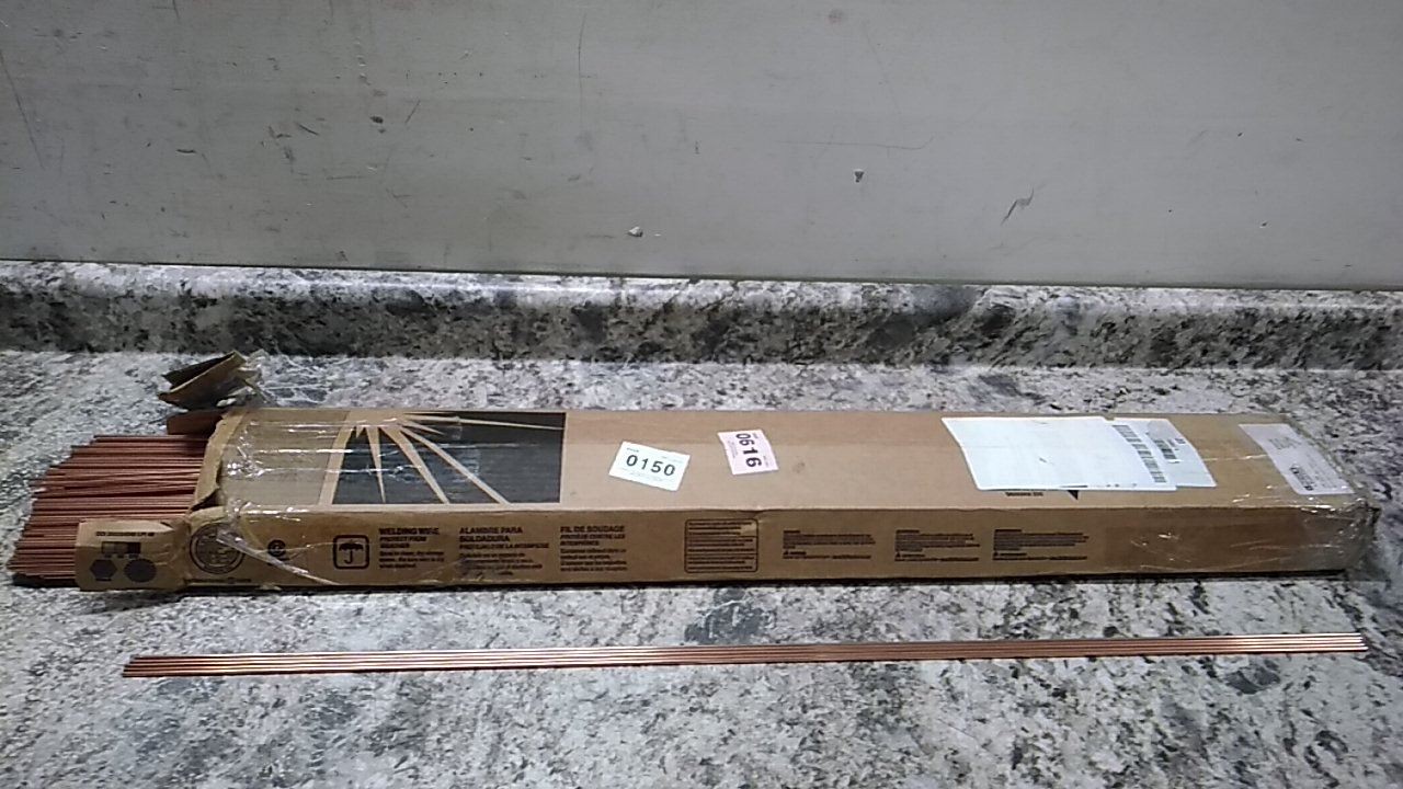 Lincoln Electric ED034333 50 Lb 36 In Rod L 0.125 In Dia TIG Welding Rods