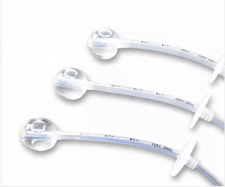 New High Quality Disposable Silicone Gastrostomy Feed PEG Tube Gastrostomy Tube