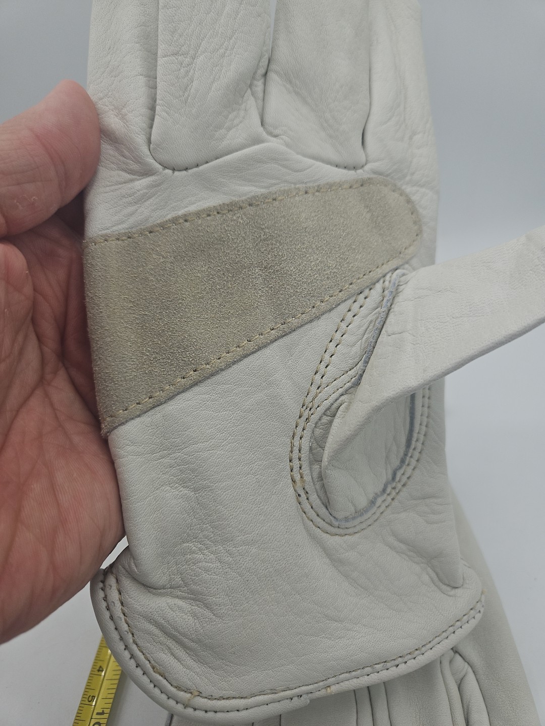 Kinco PW 198 ARRI L COWHIDE WORK GLOVES W/ Palm Patch Farm/ Garden/ Construction