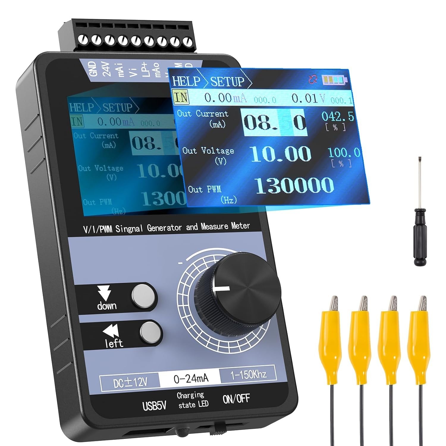 0-10V 0/4-20mA Current Voltage Signal Generator, PWM Output | Voltage & Curre…