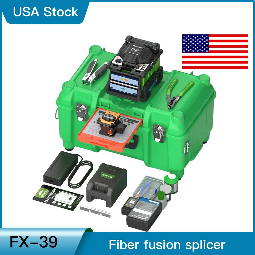 Komshine 6 Motors Core Alignment Fusion Splicer, 3 Years After -Sales Warranty