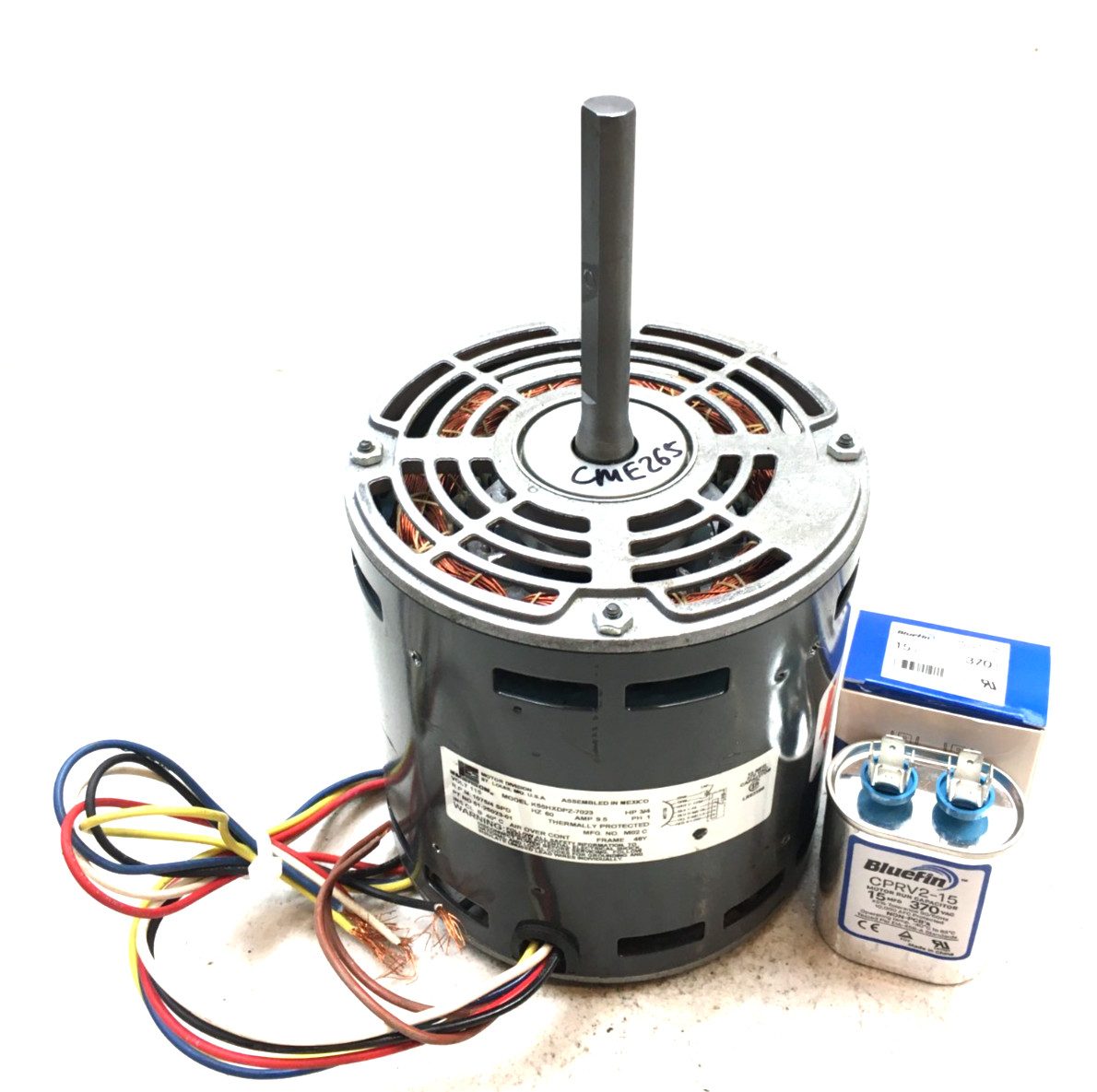 EMERSON K55HXDPZ-7023 Blower Motor 3/4HP 115V 1075RPM 4SPD 51-25023-01 #CME265B