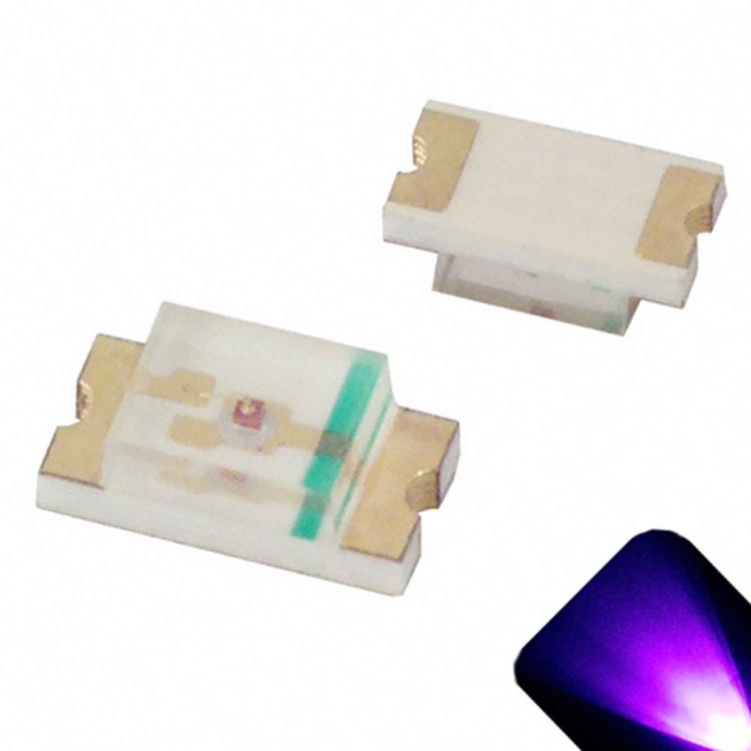 20 x LED 1206 UV Purple SMD LEDs SMT Lights Super Ultra Bright Car Models RC PC