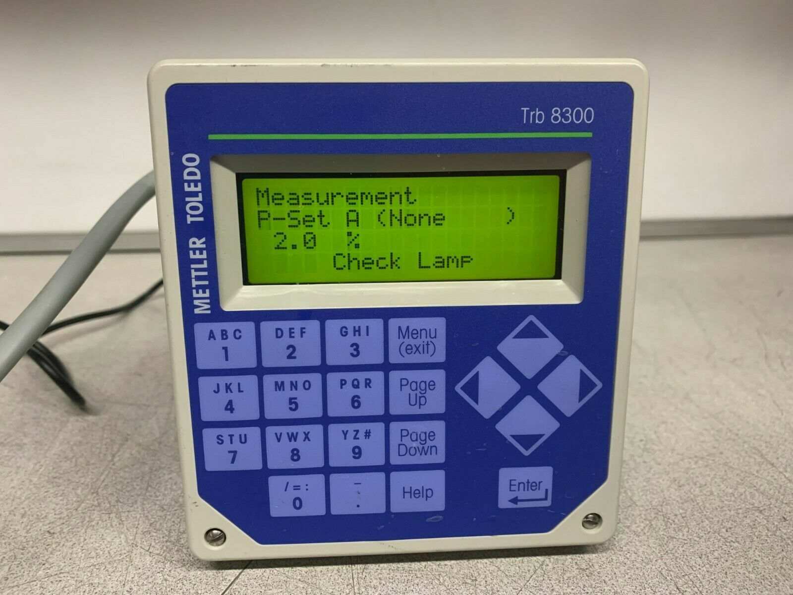 Mettler Toledo TRB 8300 Turbidity Sensor Transmitter – Used – Laboratory