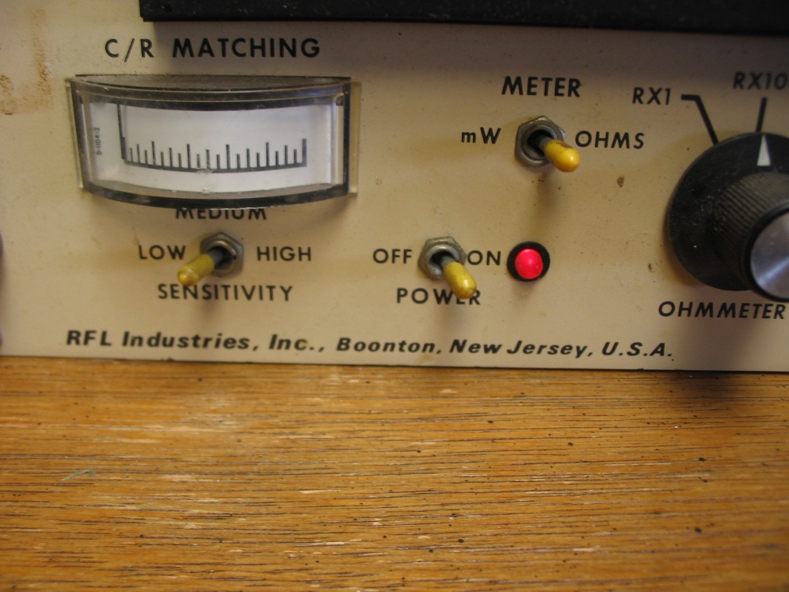 RFL 5950 Crystal impedance meter with 460 plug-in