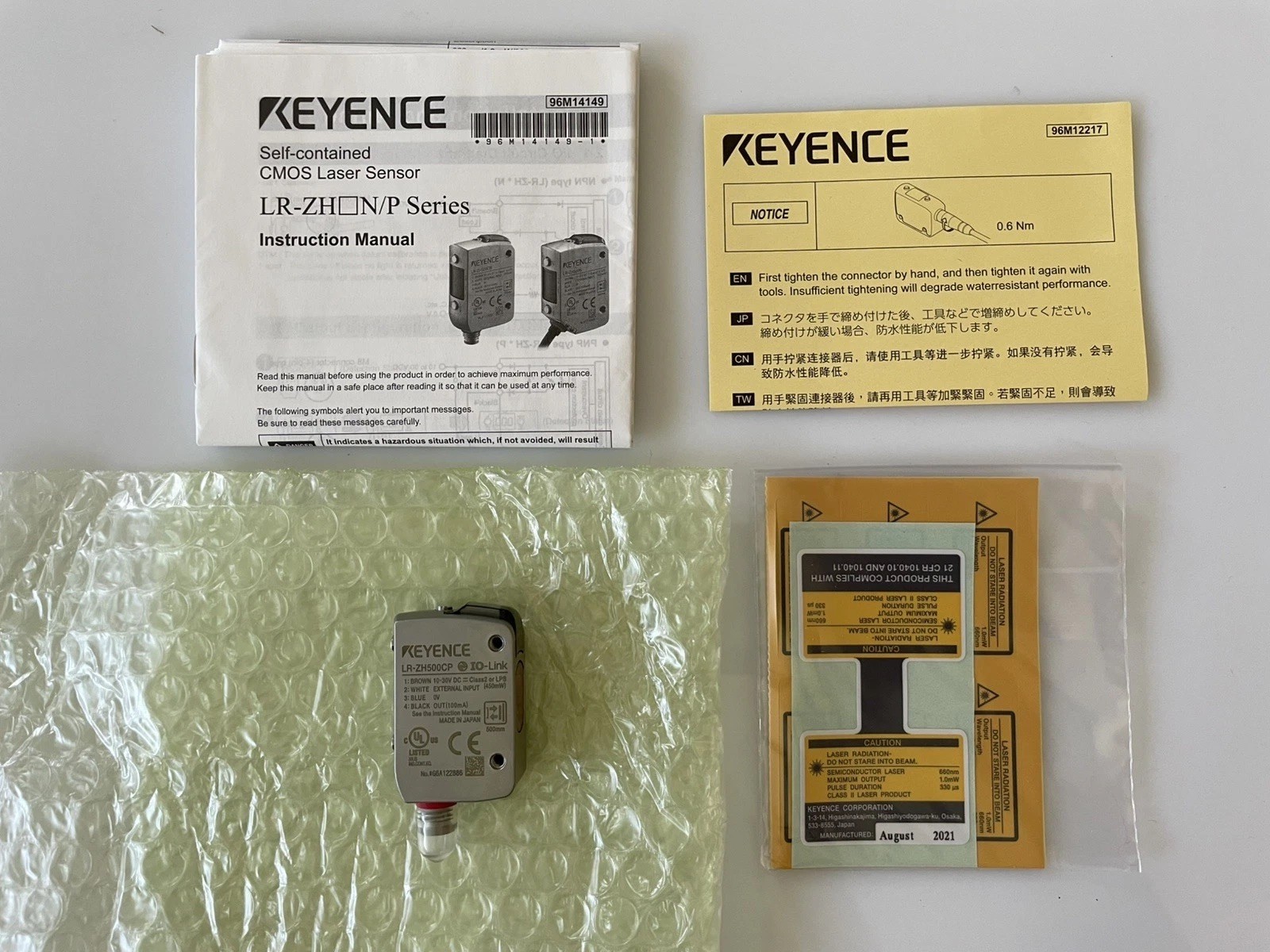 KEYENCE LR-ZH500CP Laser Sensor