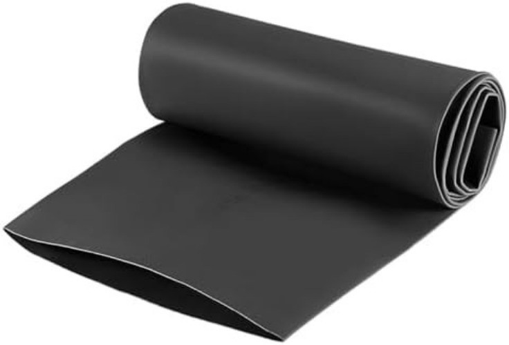 90mm 3.54 Inch Heat Shrink Tubing 3.28FT 21 Ratio Heat Shr Size: 3.54 x 3.28ft