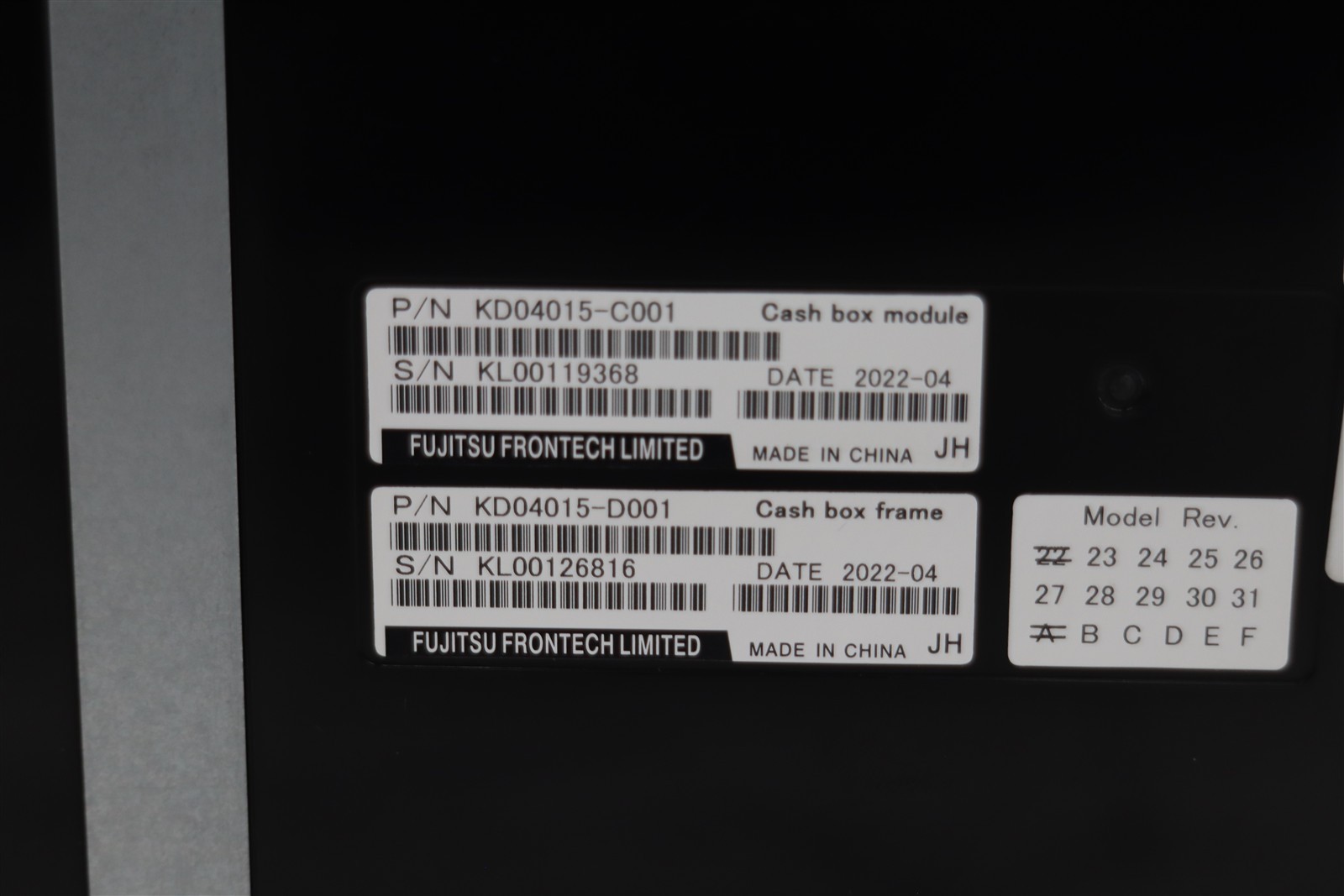 Fujitsu GSR50 Bill Note Recycler – Top, 3x Recycling, & Cash Box Module