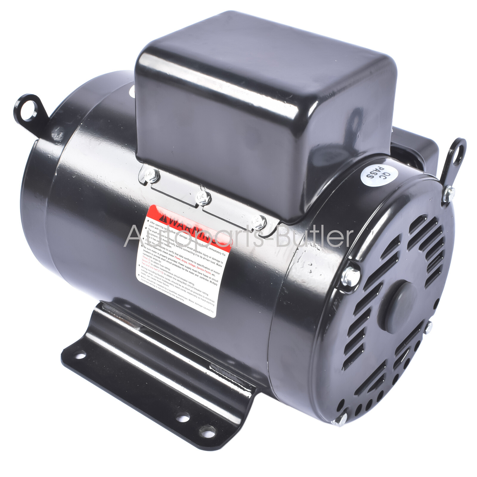 7.5 HP Single Phase Electric Compressor Motor 3450RPM 184T Frame CW/CCW Rotate
