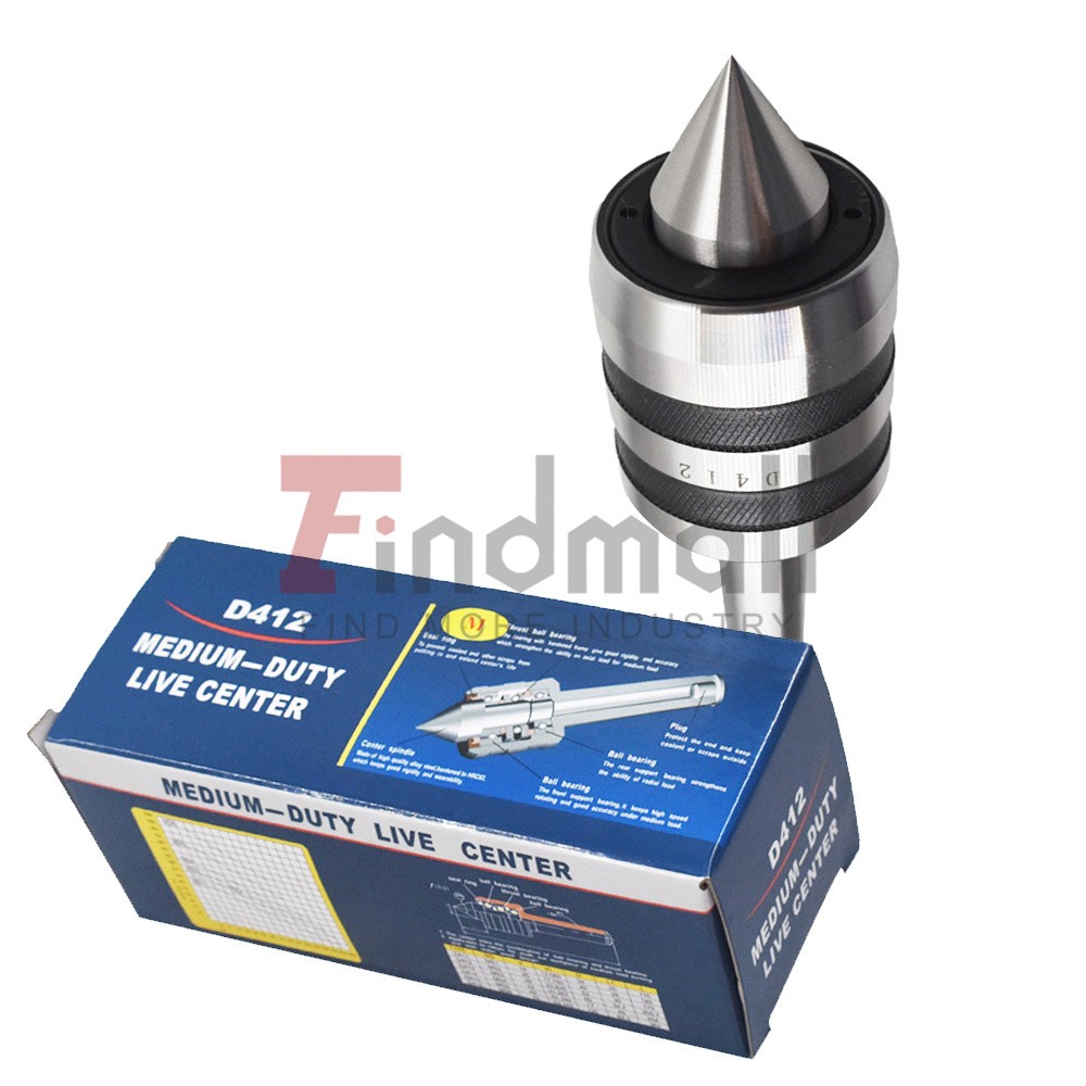MT2 Live Center Morse Taper 2MT Triple Bearing Spindle Lathe Milling CNC Chuck