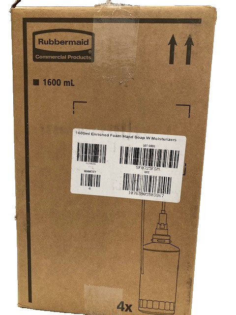 RUBBERMAID COMMERCIAL Hand Soap Series One Shot, 1,600 mL, Foam Pack of 4