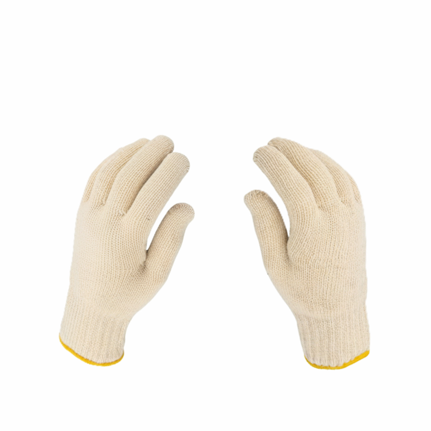 Cotton Gloves, String Knit Safety Protection Work Gloves, Size: Men/Women