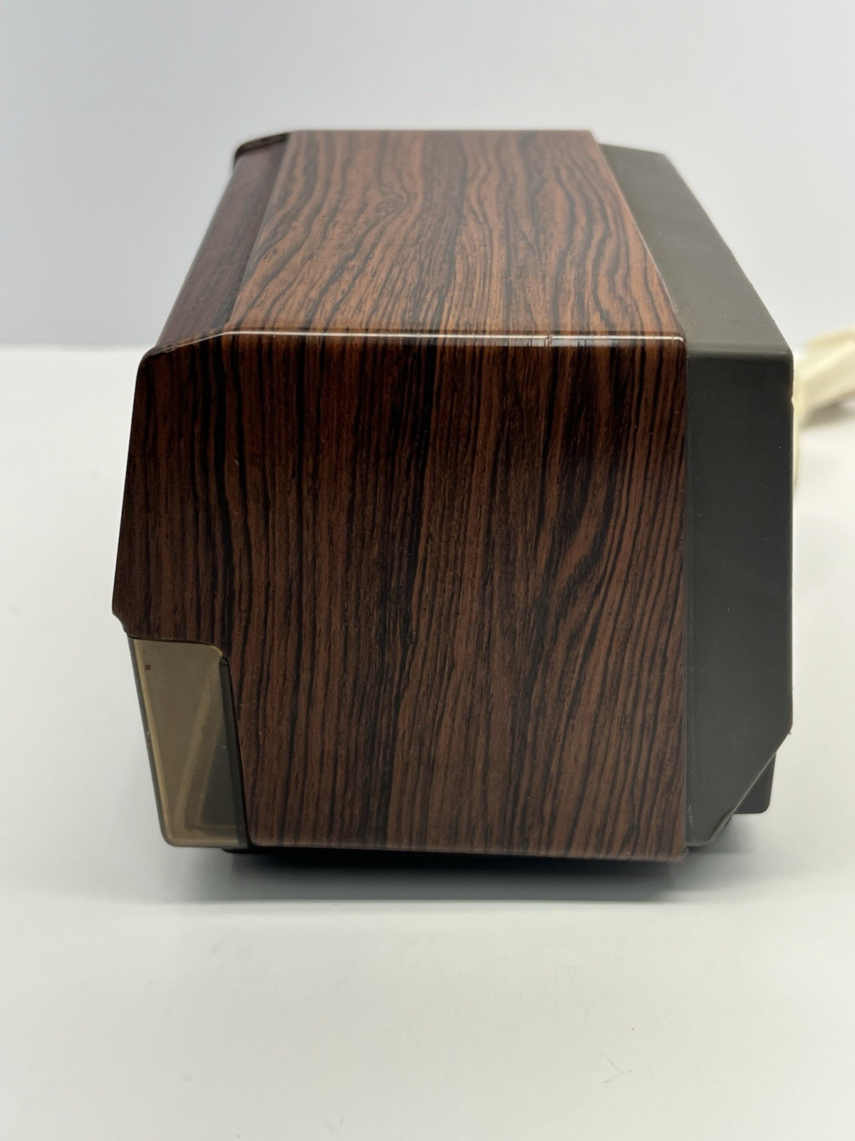 Vtg MCM Panasonic Brown Electric Pencil Sharpener #KP-110 Auto Stop/Tested/Works