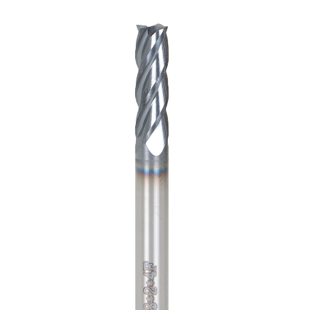 5Set 3/16″ 4 Flute 2″ Overall Length Regular Carbide End Mill TiALN COATED New