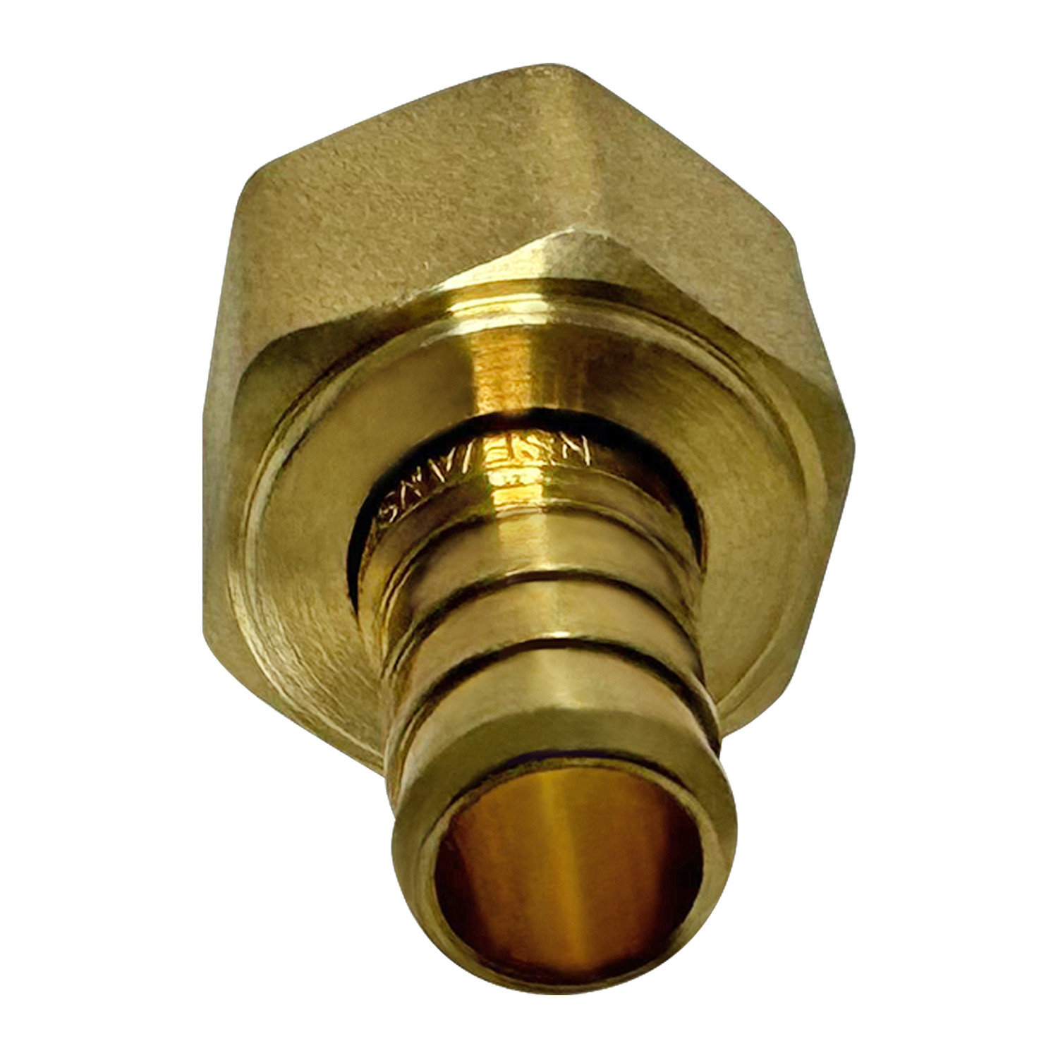 100 Pcs XFITTING 1/2 Inch Pex x 1/2 Inch Female Swivel Adapter, Brass