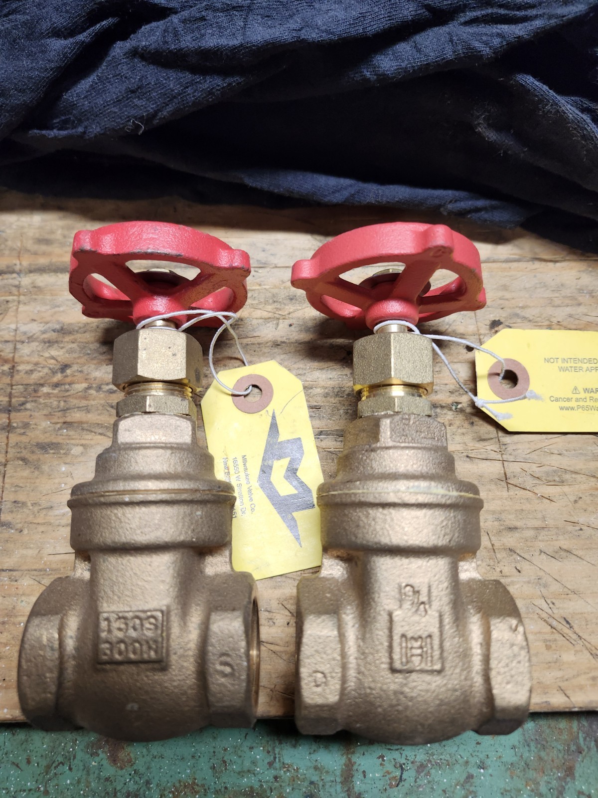 Milwaukee Valve 1140 3/4 Gate Valve, Class 150, 3/4 In., Bronze