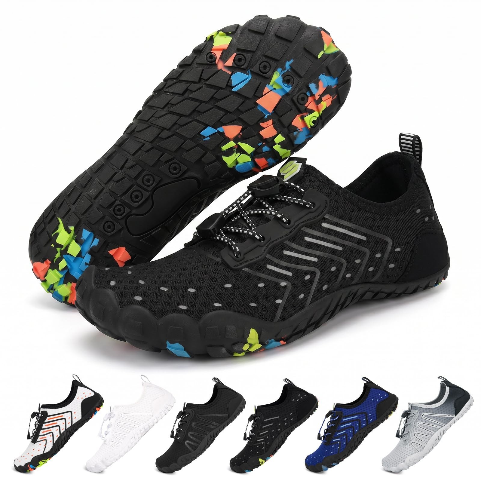 Hike Barefoot Shoes Women Men Footwear, Wide Toe Box Water Shoes, Quick-Dry Z…